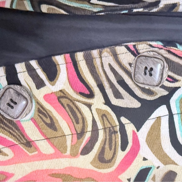 Colorful Leaf Pattern Blazer - Picture 8 of 13